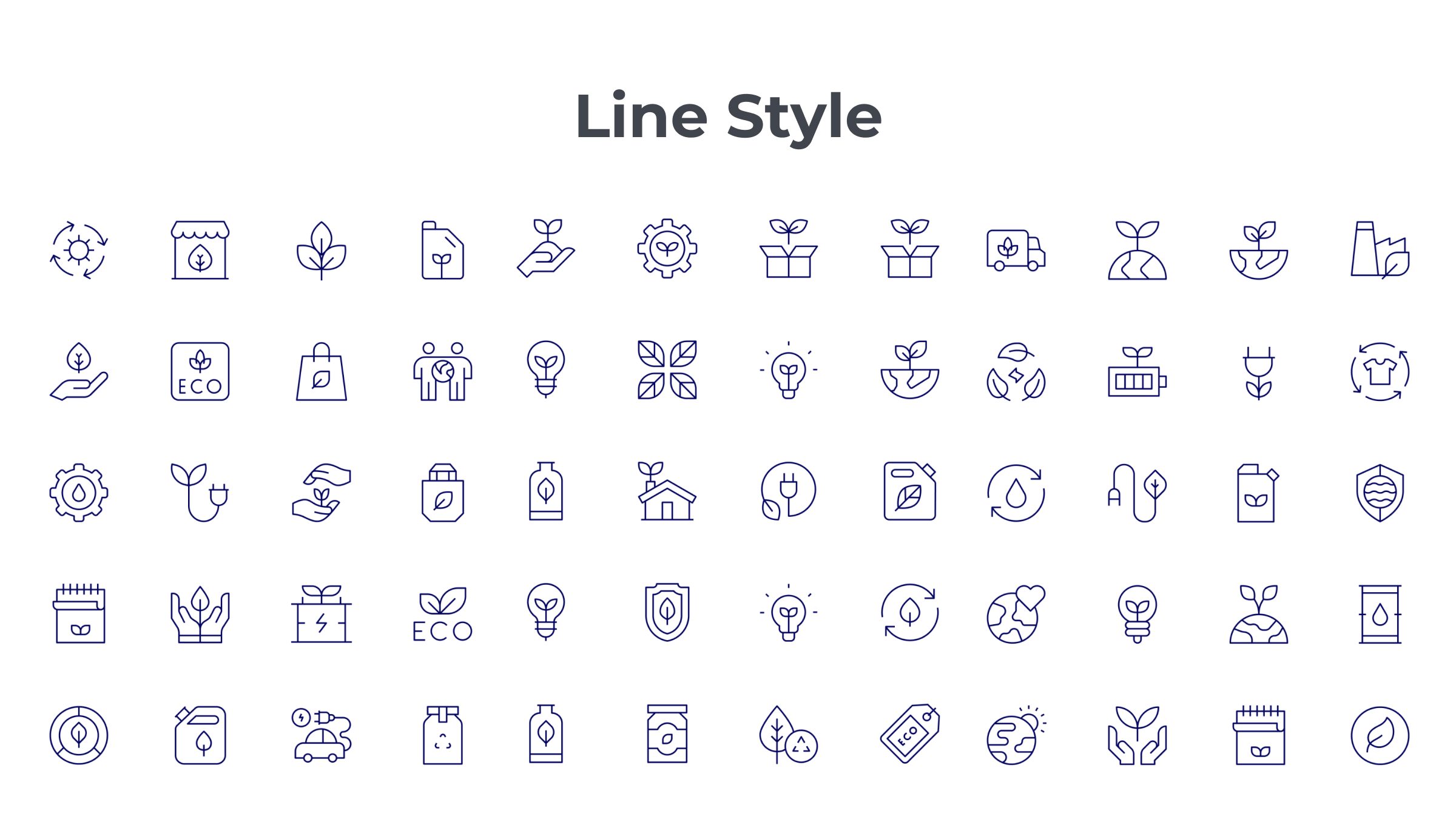 Ecology Icon Set. Duotone Line Style. Part 1 7