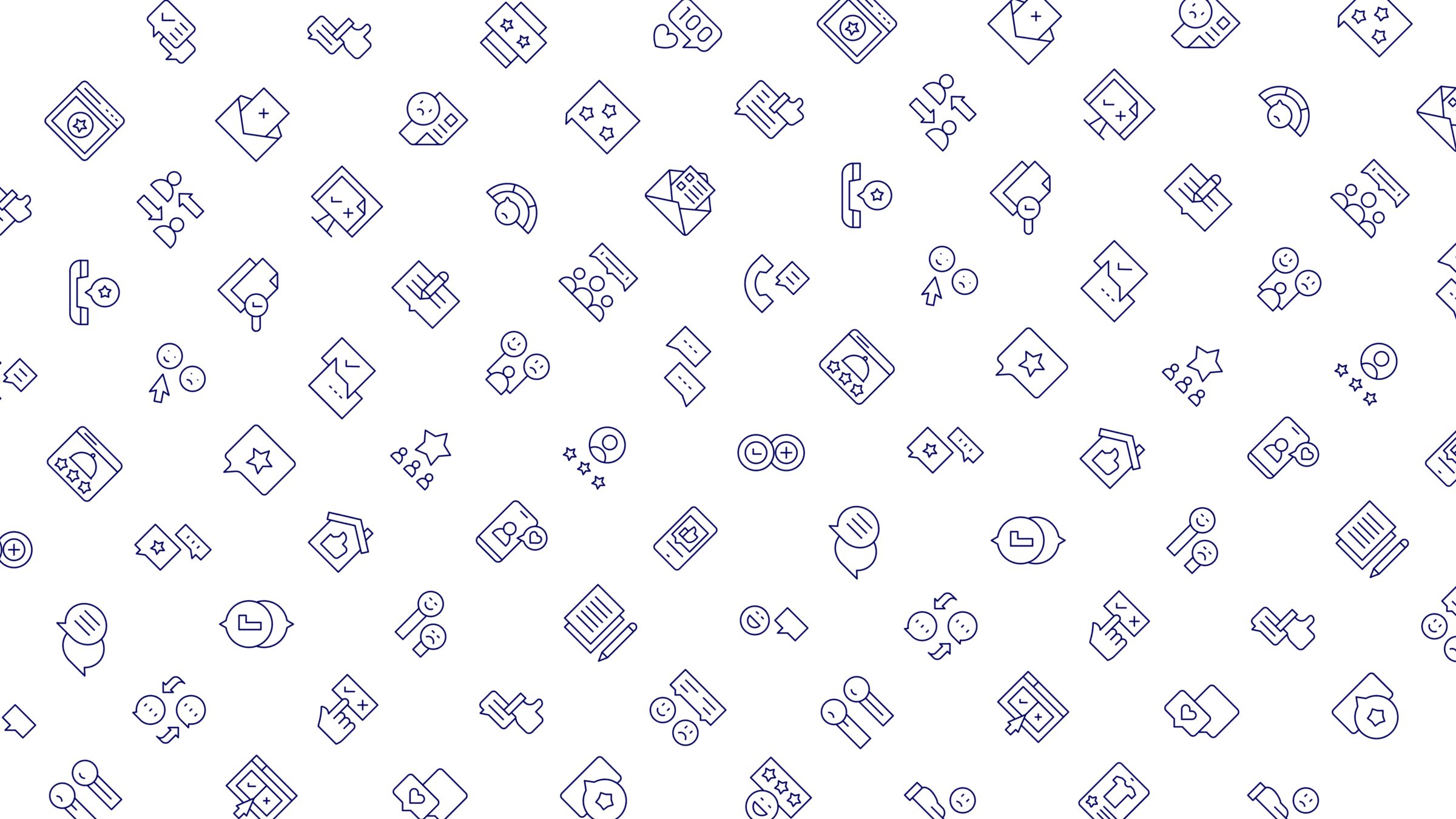 Feedback Icon Set. Duotone Line Style. Part 1 5