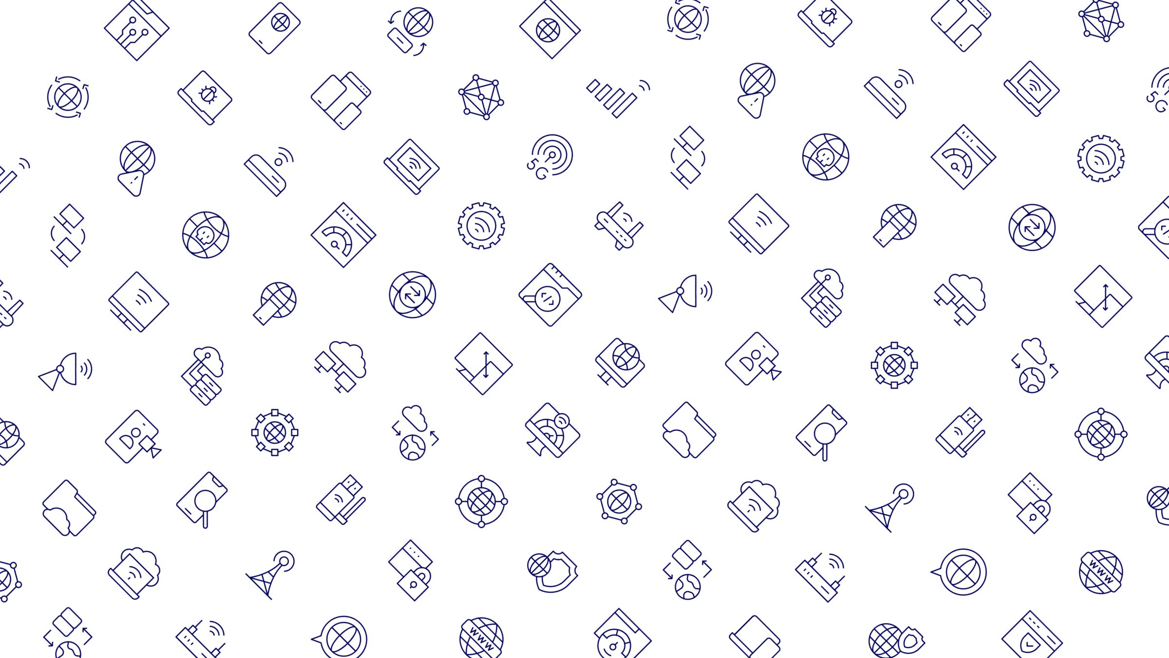 Internet Icon Set. Duotone Line Style. Part 1 5