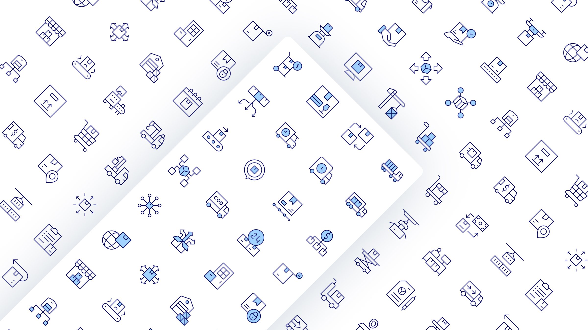 Logistics Icon Set. Duotone Line Style. Part 1 3