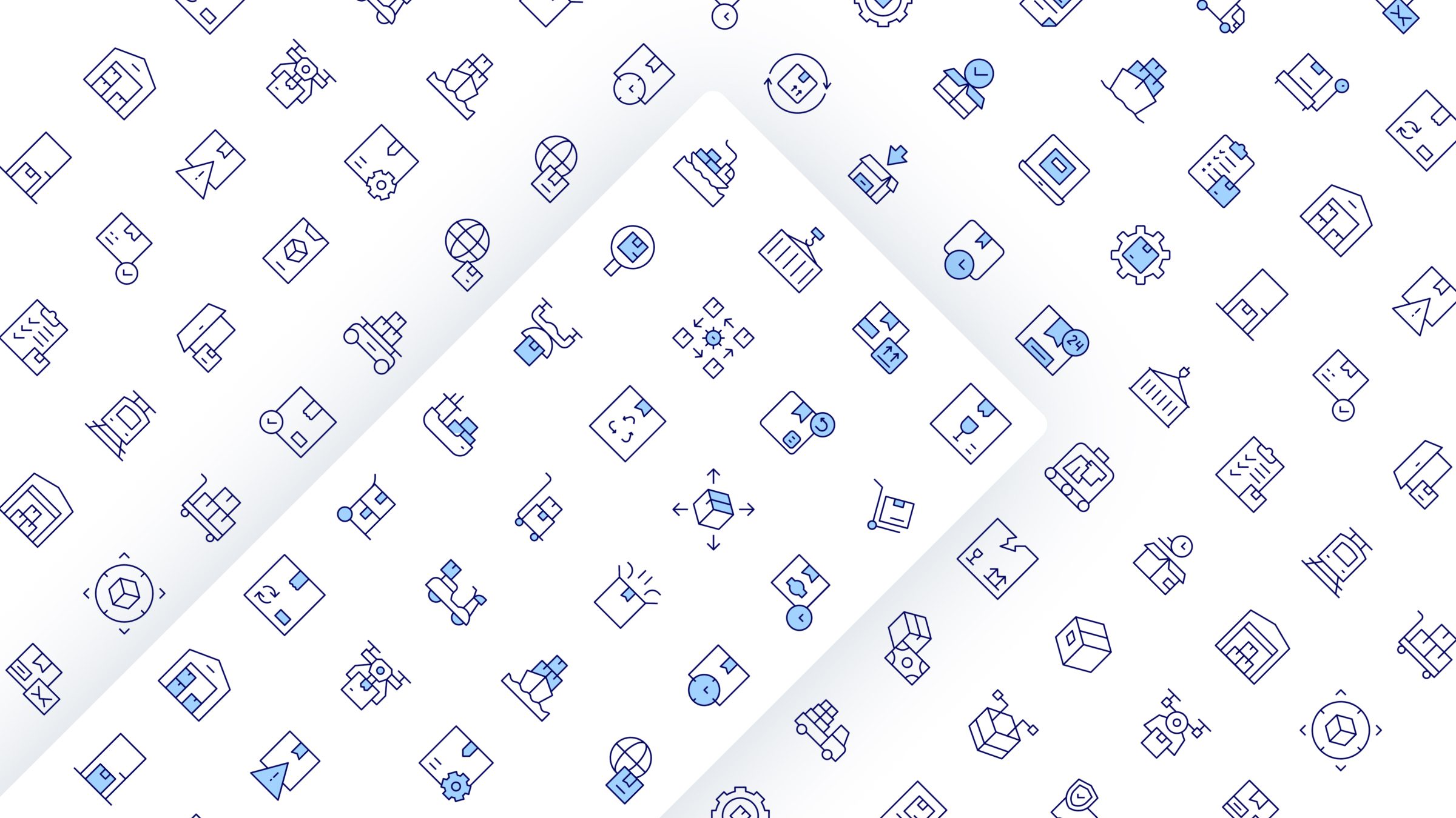 Logistics Icon Set. Duotone Line Style. Part 2 3