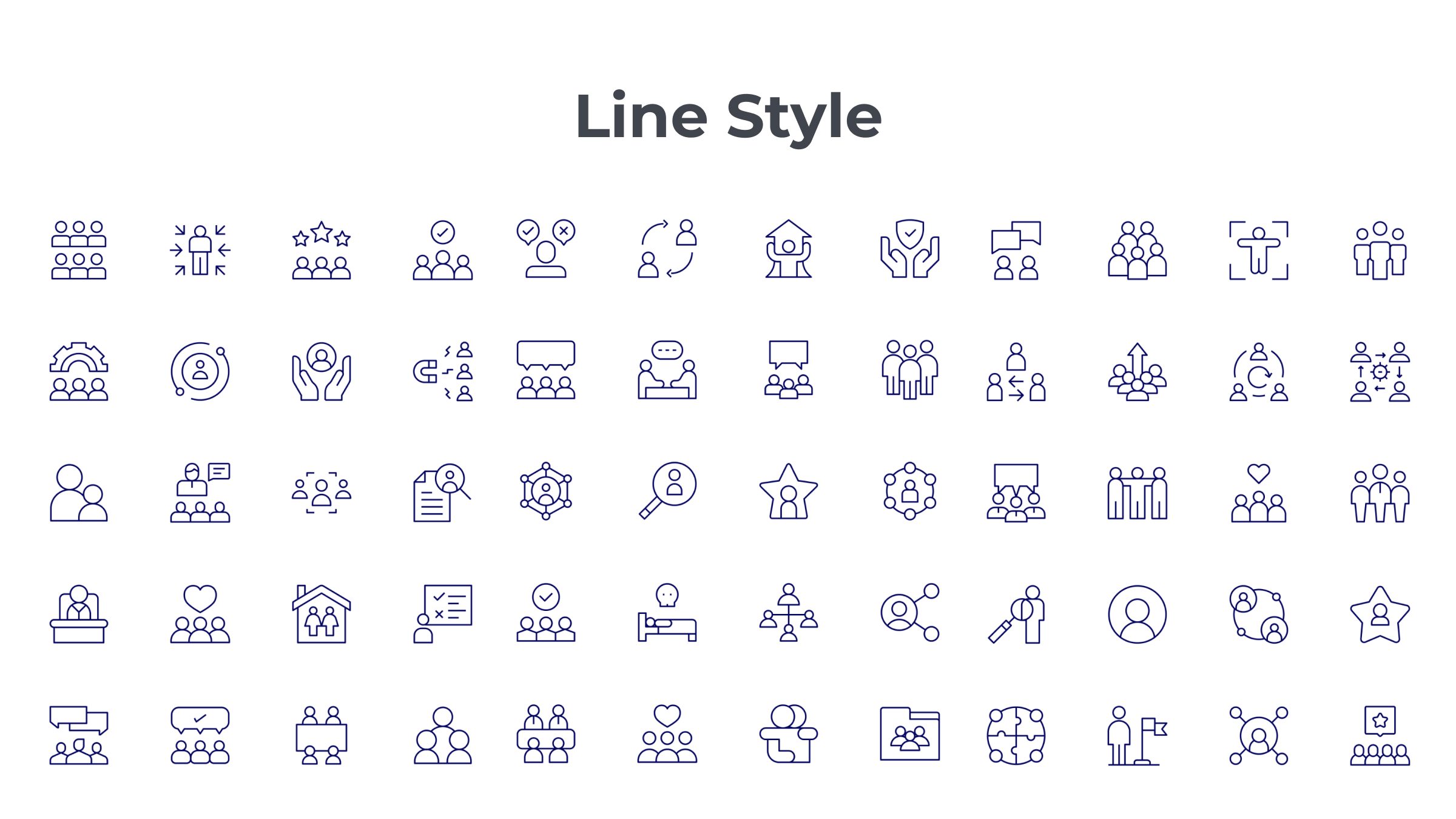 People Icon Set. Duotone Line Style. Part 1 7