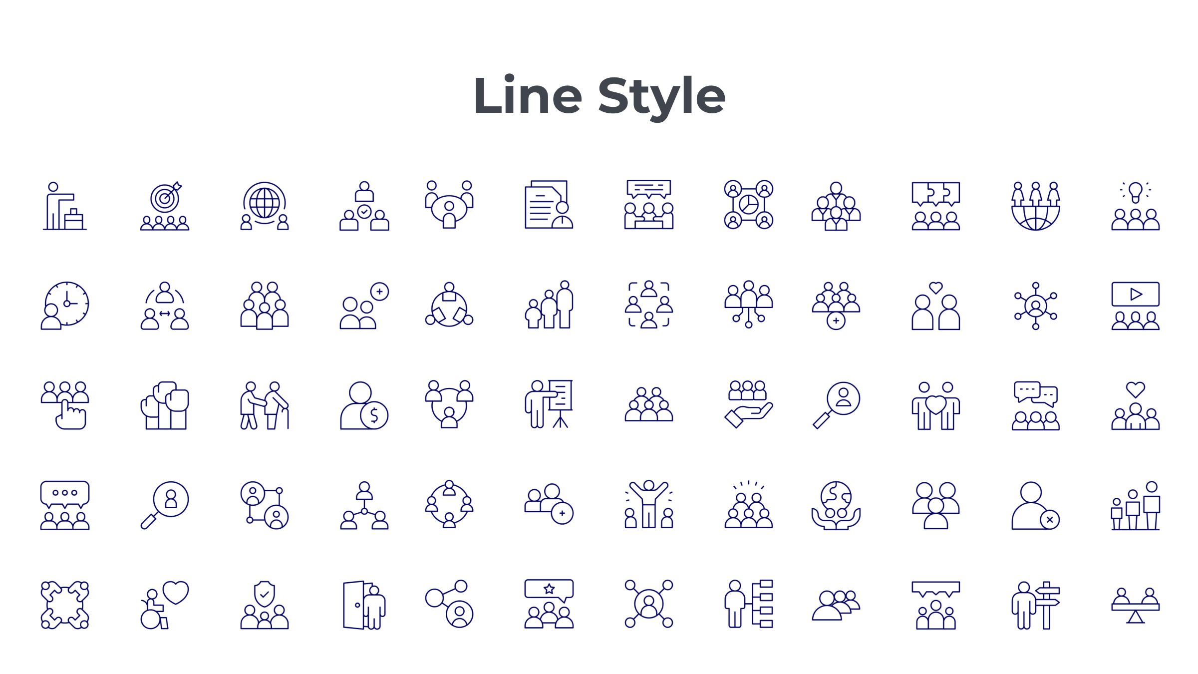 People Icon Set. Duotone Line Style. Part 2 7