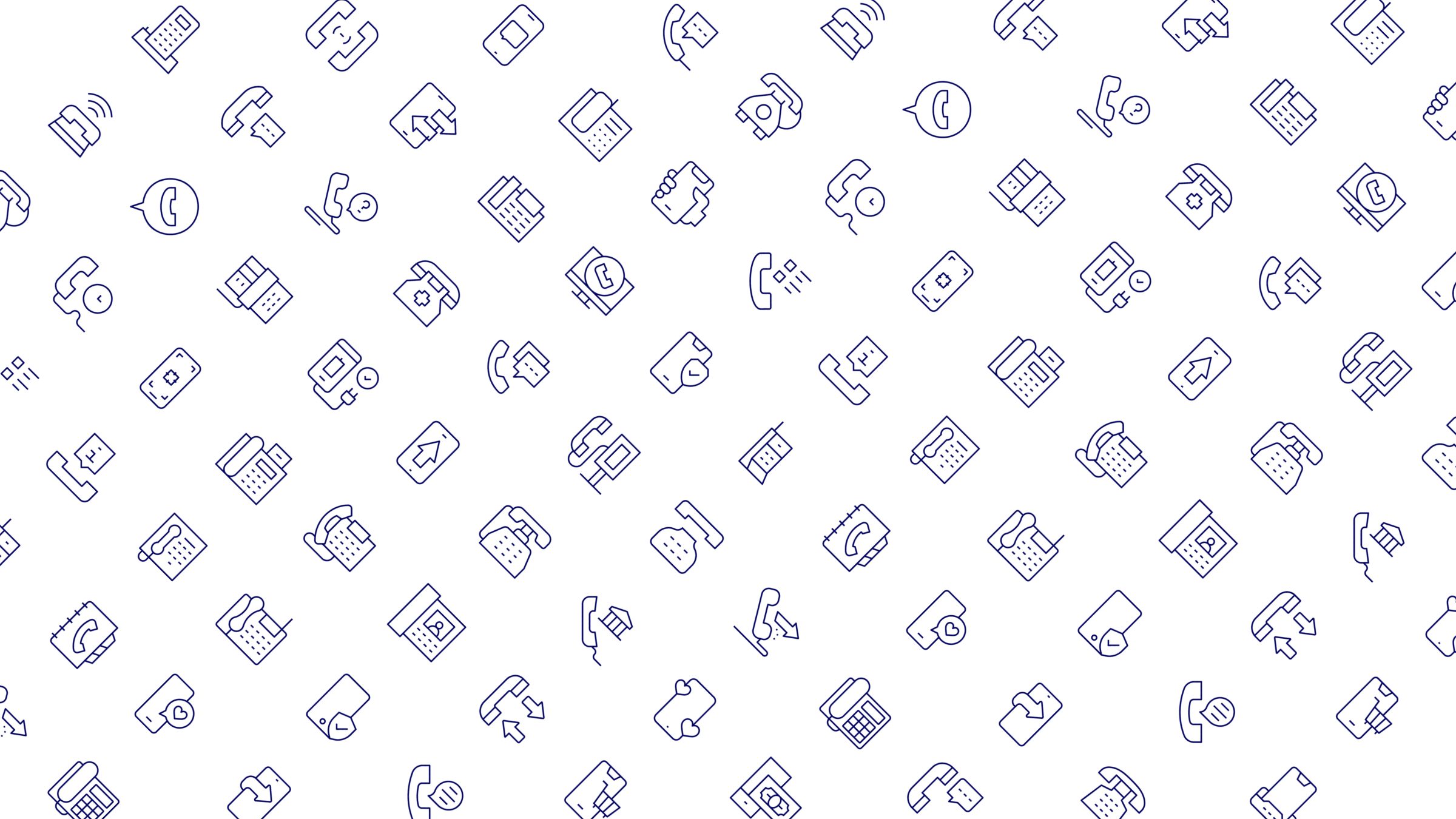 Phone Icon Set. Duotone Line Style. Part 2 5