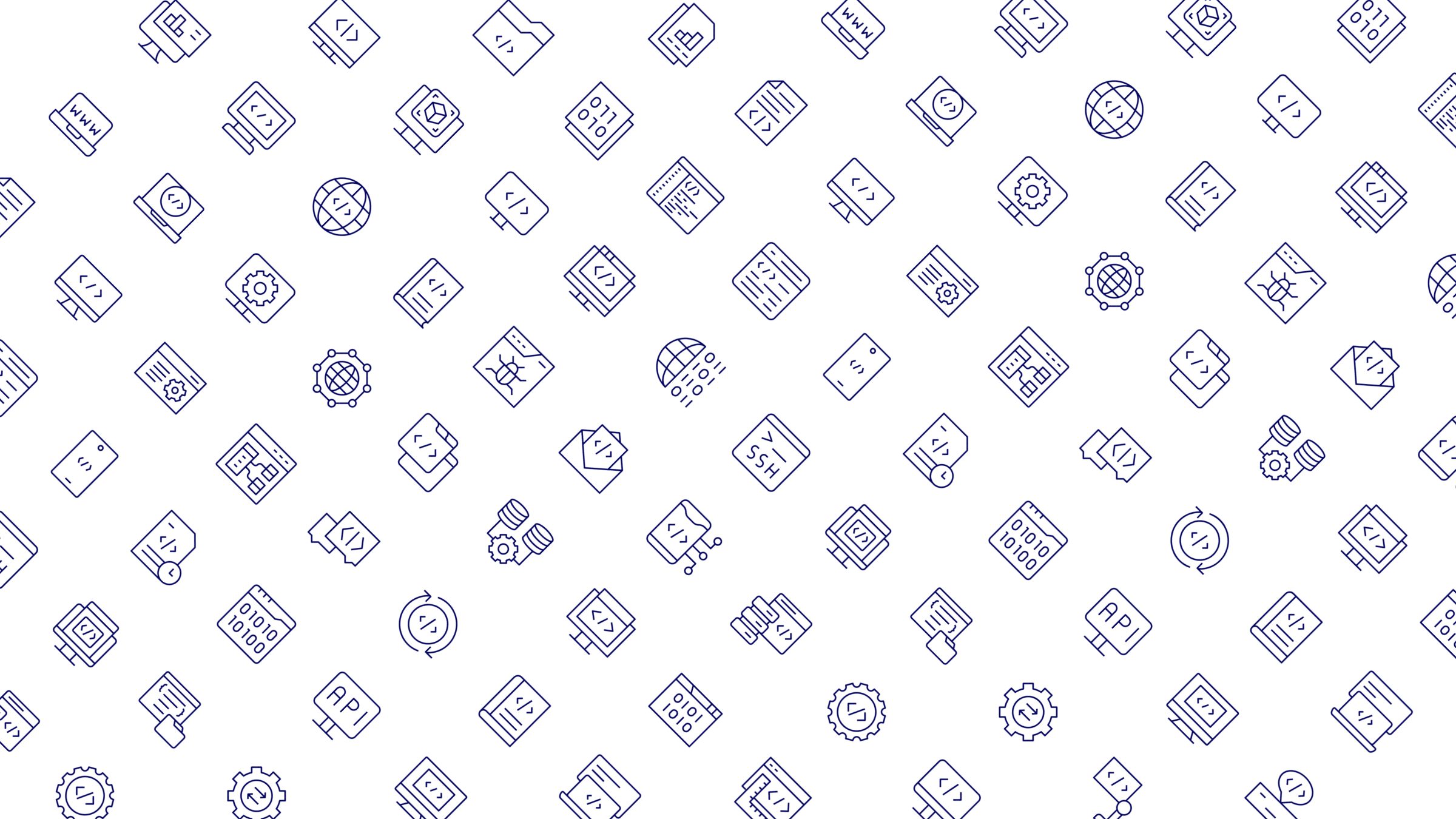 Programming Icon Set. Duotone Line Style. Part 2 5