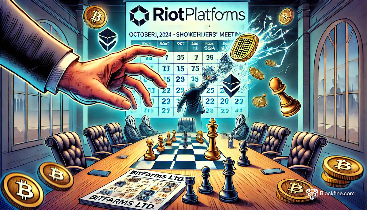 Riot Platforms Has Proposed Two New Independent Directors Ahead Of The Special Meeting With Bitfarms In October.