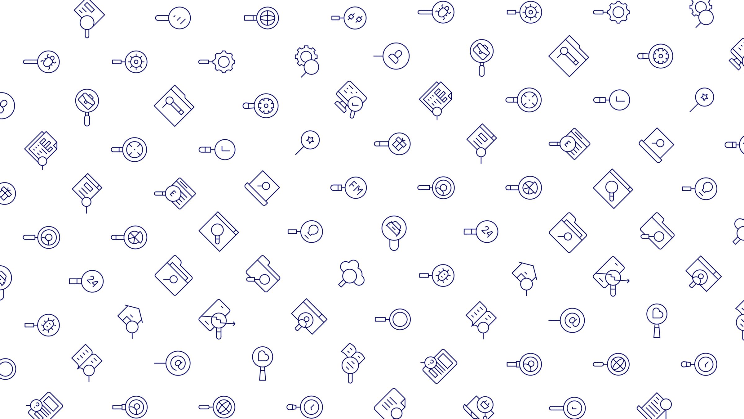 Search Icon Set. Duotone Line Style. Part 2 5