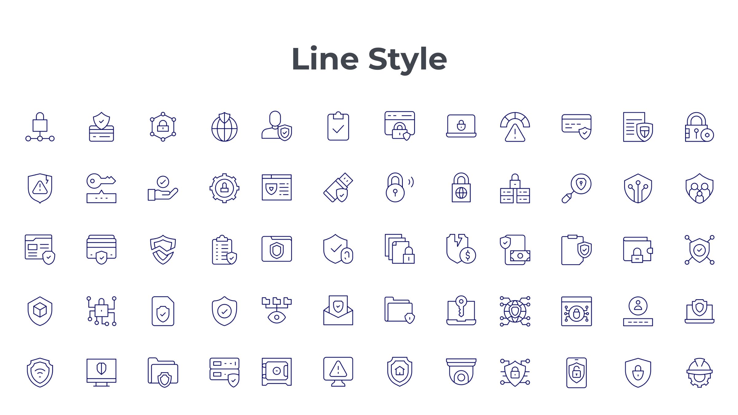 Security Icon Set. Duotone Line Style. Part 1 7