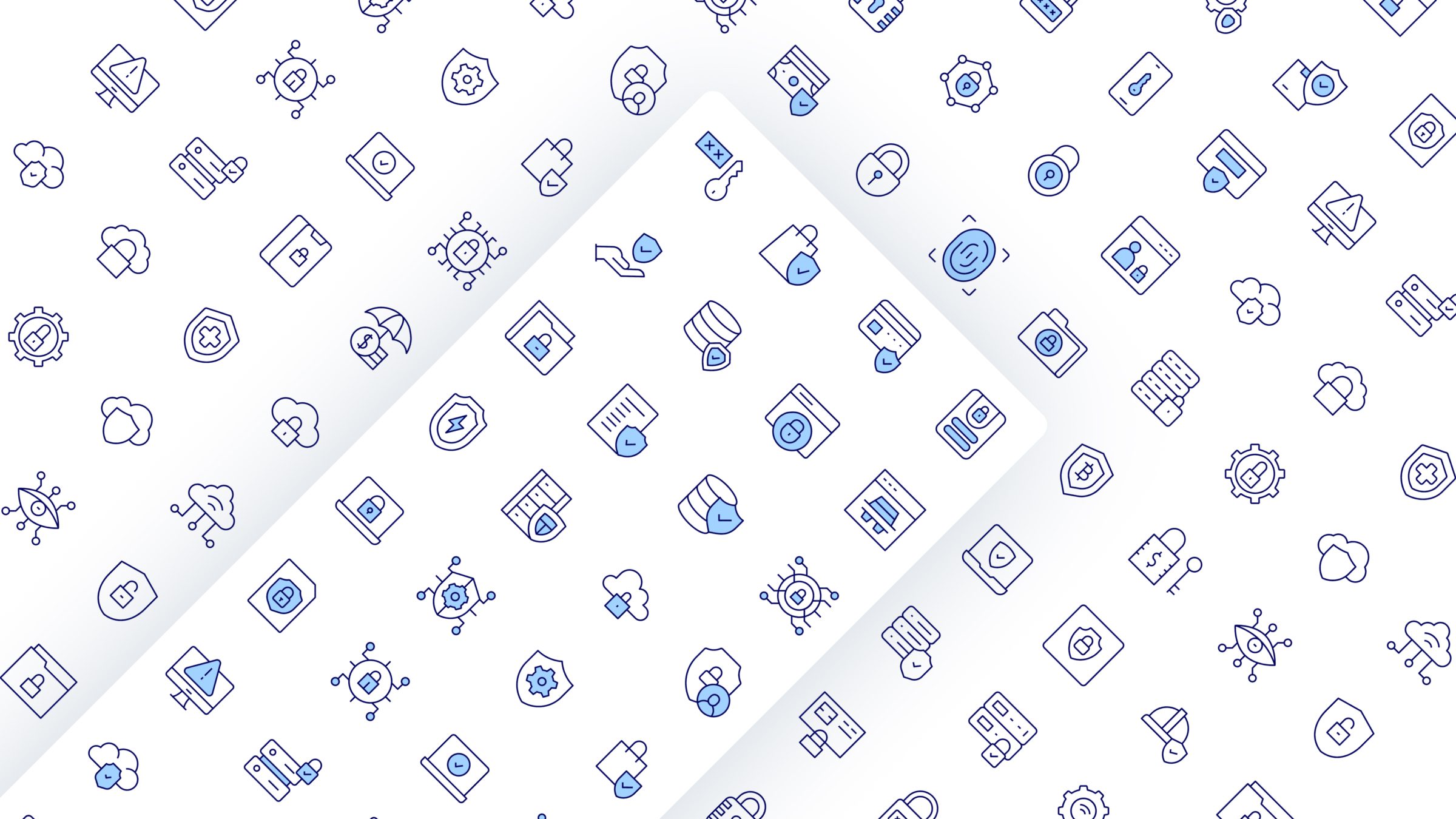 Security Icon Set. Duotone Line Style. Part 2 3