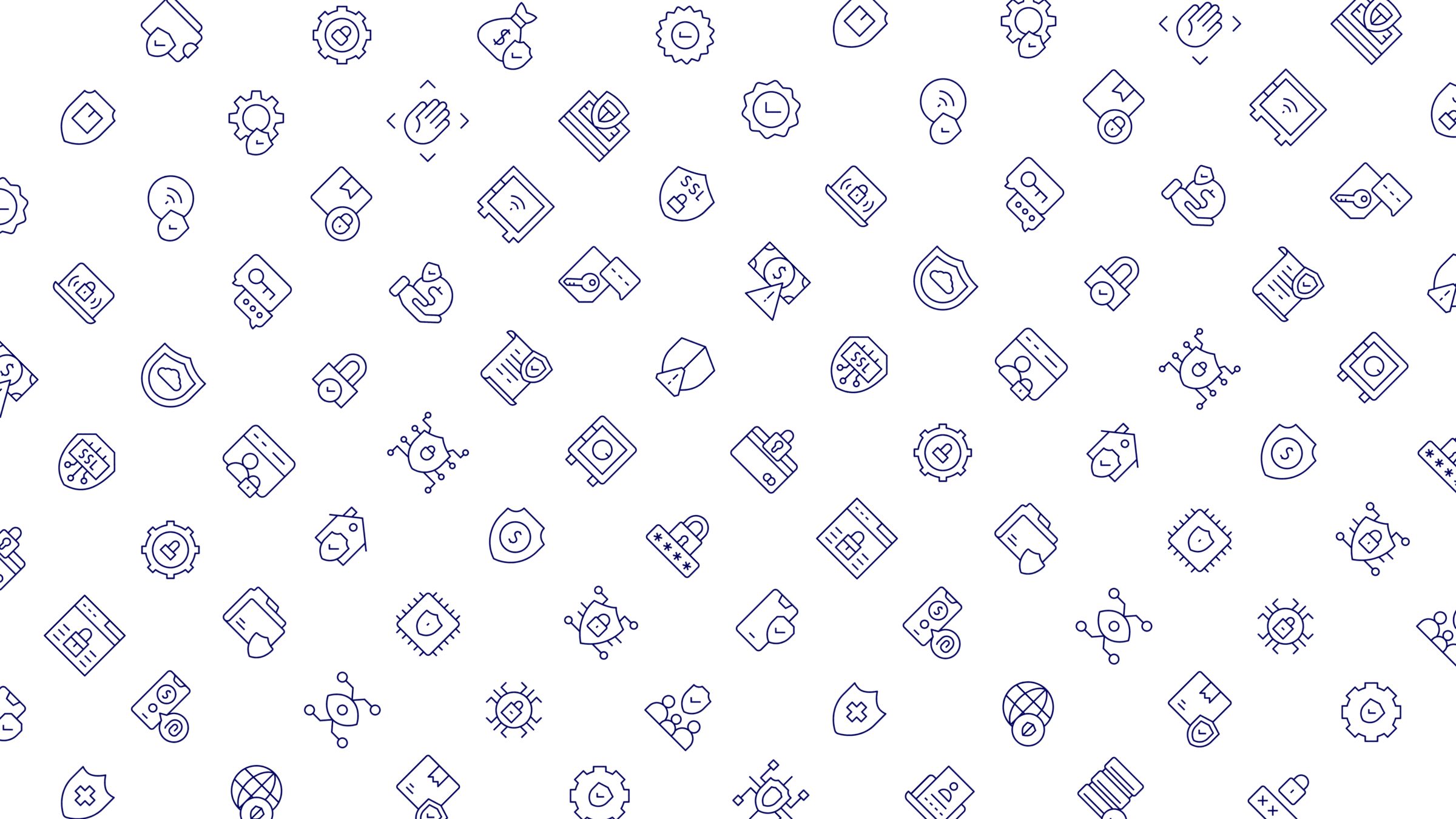 Security Icon Set. Duotone Line Style. Part 4 5