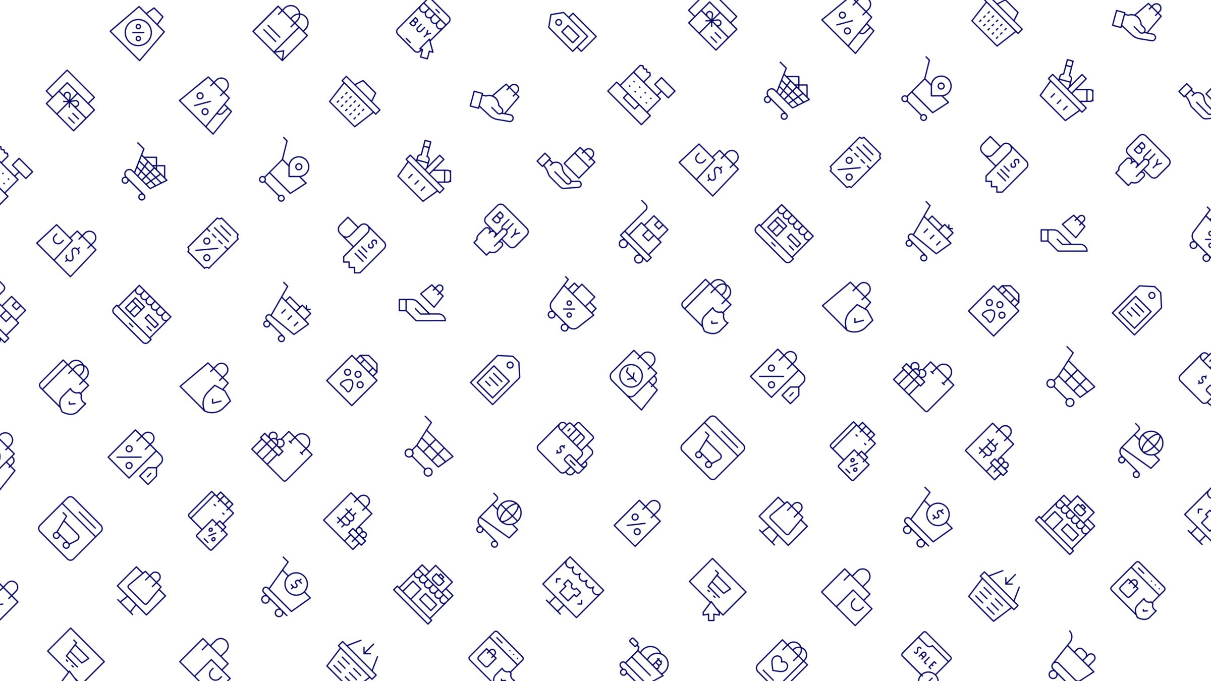 Shopping Icon Set. Duotone Line Style. Part 1 5