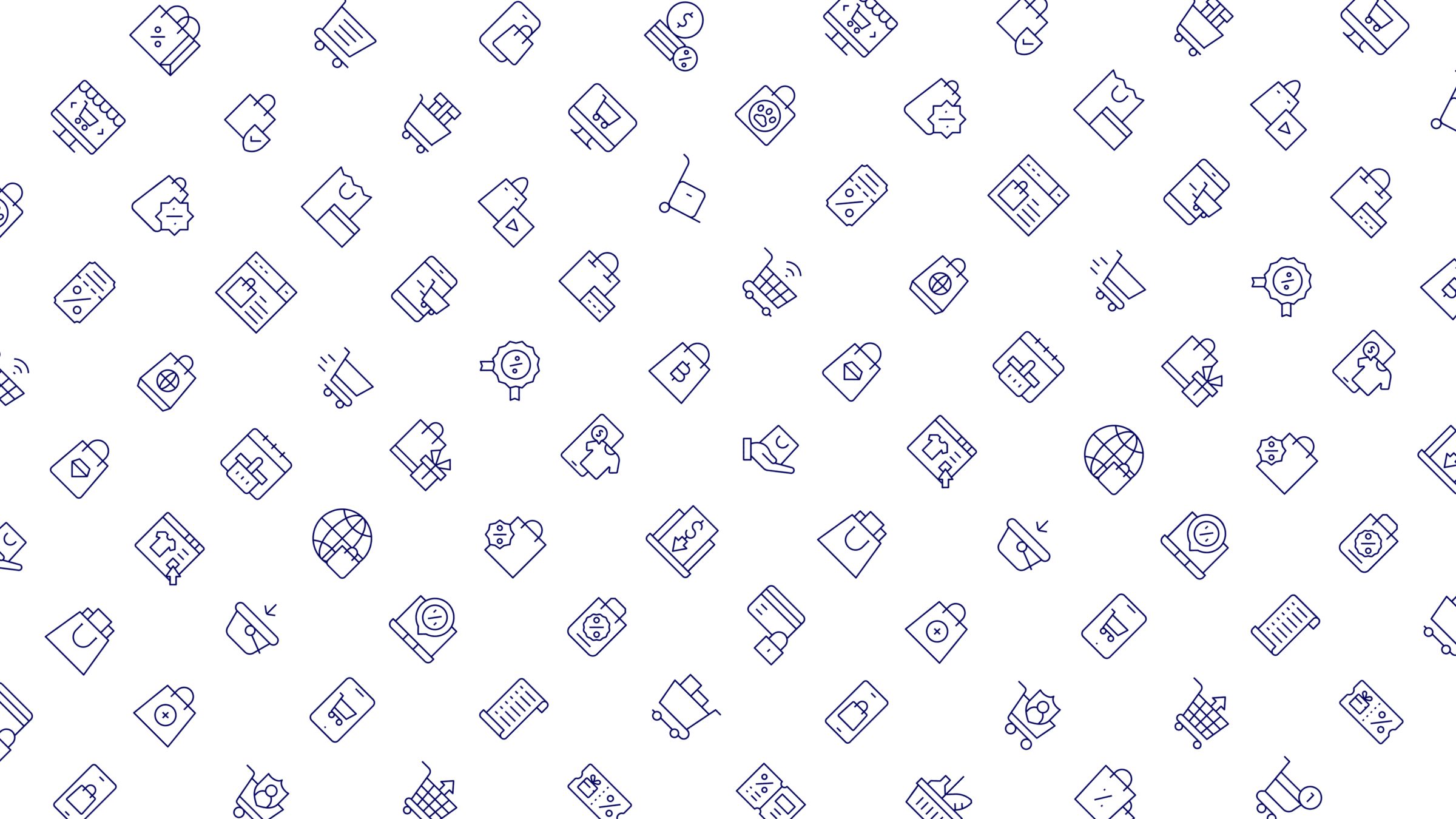 Shopping Icon Set. Duotone Line Style. Part 3 5