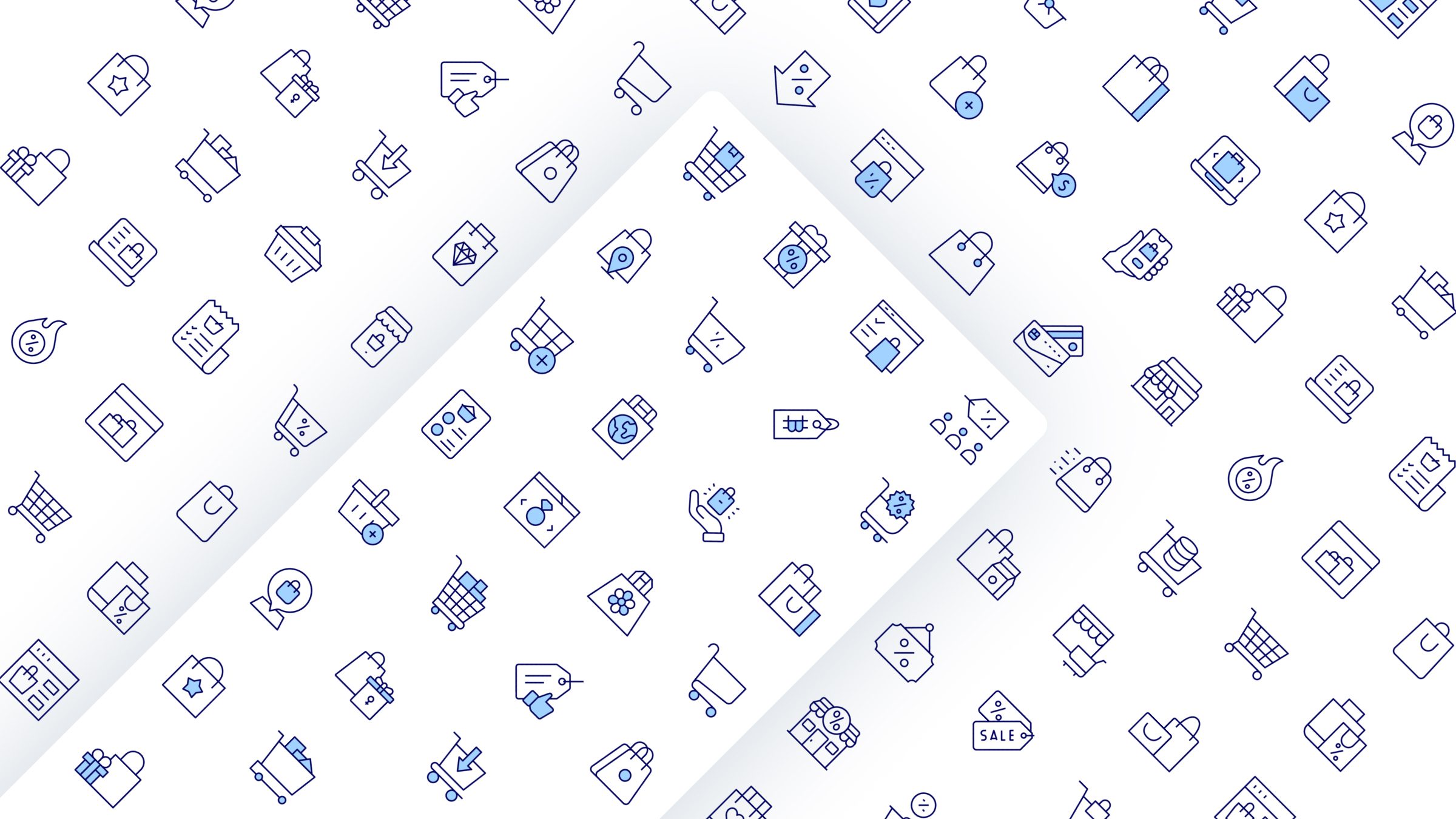 Shopping Icon Set. Duotone Line Style. Part 4 3