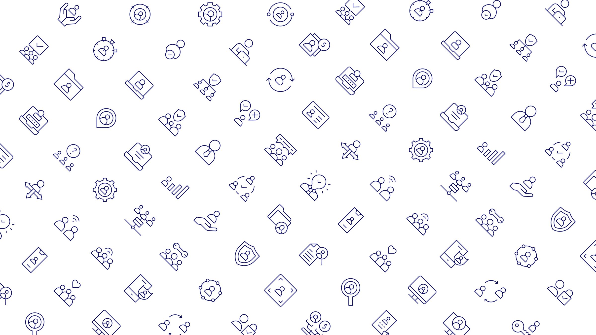 User Icon Set. Duotone Line Style 5