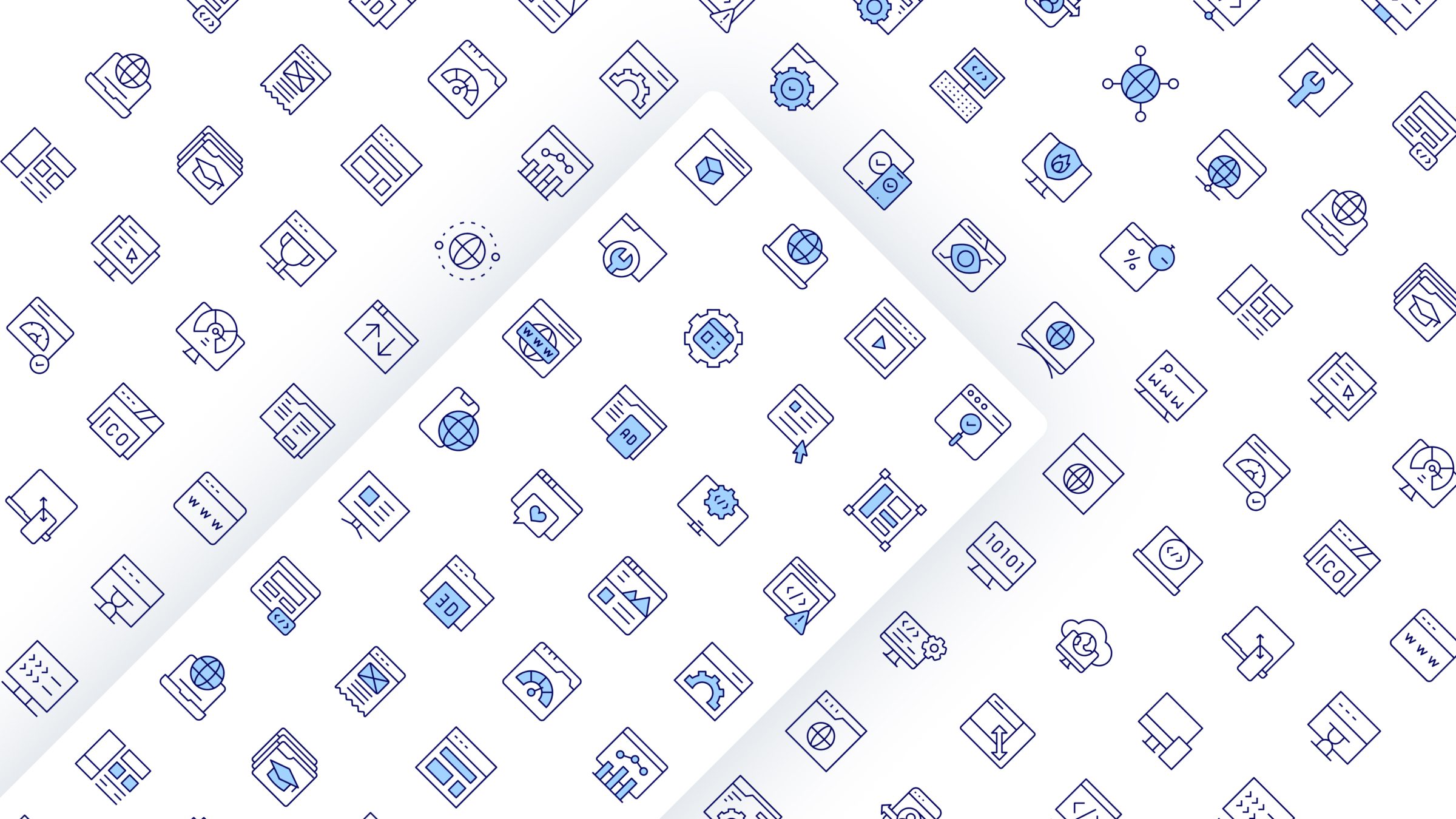 Website Icon Set. Duotone Line Style. Part 1 3